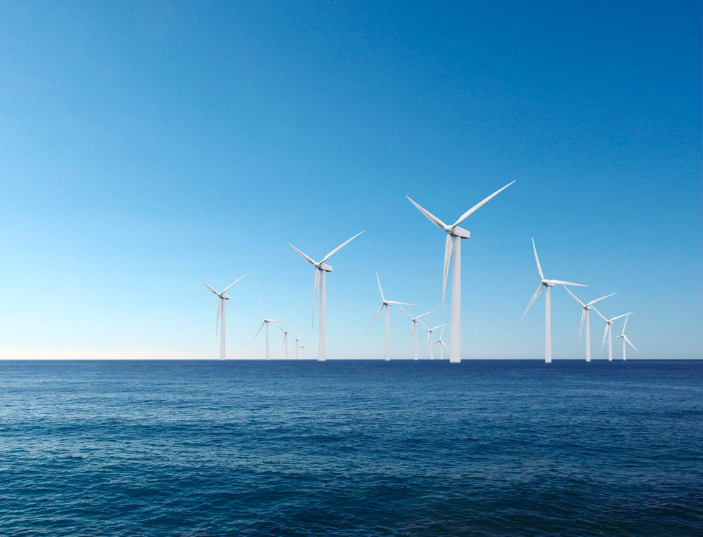 Image of Turbine Eoliche in Mare